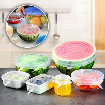 Кухненски силиконови капачки (12 бр.) | SILICAPS