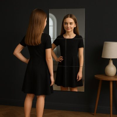 Самозалепващи огледала с HD яснота (4бр., 30x30см) | MIRRAZE