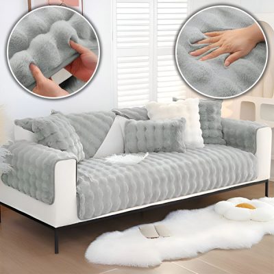 Плюшено покривало за диван | VELVECO